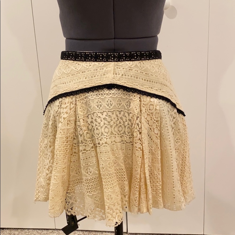 Free People lined skirt